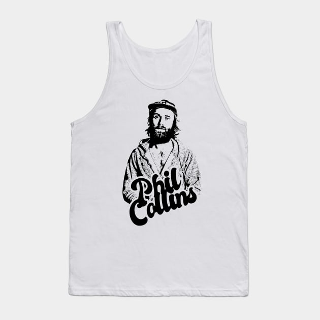 Phil Collins 80s style classic Tank Top by Hand And Finger